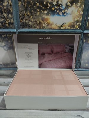 Сімейний розмір Timotei pink Сатин-жаккард постільна білизна. Marie Claire Туреччина 9277 фото