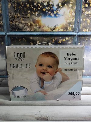 Unicolor bebe дитяча ковдра з подушкою. 100х150см. 4198 фото