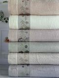 Azelya рушники 50х90см., 6 шт/уп. Пеньє. Sikel Туреччина 6007 фото