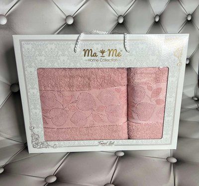 Mame listik pudra набір 2в1 бавовняні рушники. Туреччина. 49246 фото