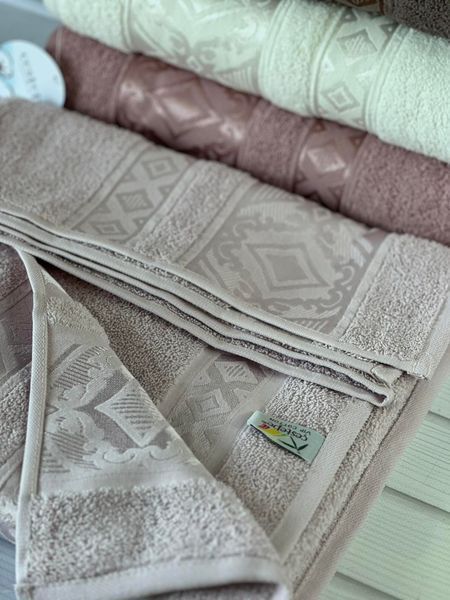 Vip cotton Falfa махрові рушники 70х140см., 6 шт/уп. CestepeТуреччина. 6177 фото