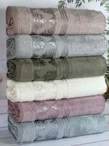 022 Durul Bambuk рушники 70х140см., 6 шт/уп. Туреччина 5820 фото