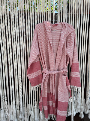 Жіночій бавовняний халат. Розмір S-M. 9951 9951-halat фото