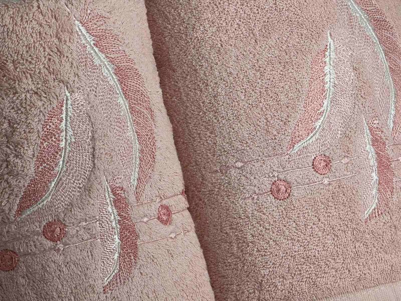 Piante pero pembe 3D 2в1 бавовняні рушники.Туреччина. 5788 фото