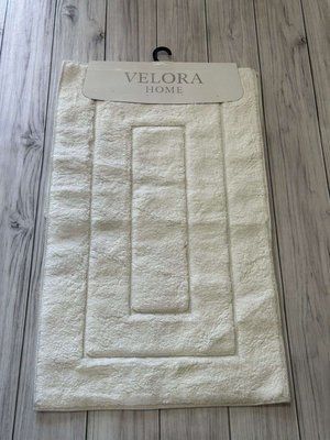 Velora kvadrat krem Килимки в ванну кімнату 2в1.Velora Туреччина 558458 фото