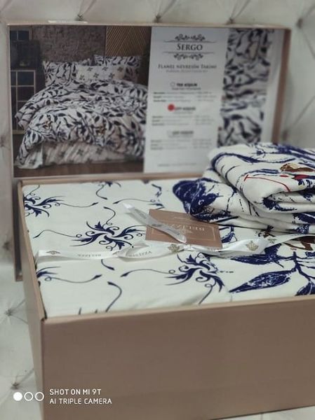 Sergo євро розміру фланелева постільна білизна. Бавовна. Belizza Туреччина. 2650 фото