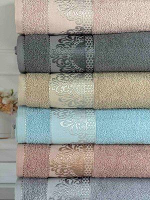 Mesale Durul махрові рушники 50х90см., 6 шт/уп. Туреччина 5835 фото