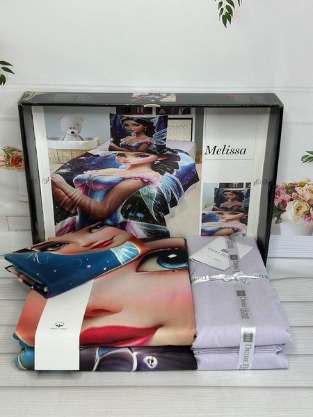 Melissa дитяча полуторна постільна білизна. Ранфорс. Romeo home Туреччина. 608225 фото