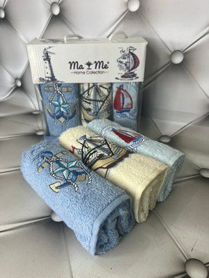 Mame Sail  3в1 кухонні рушники 30х50см. 8998 фото