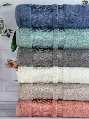 Bambuk Cherry бамбукові рушники 70х140см., 6 шт/уп. CestepeТуреччина. 6166 фото