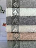 Elenora рушники 70х140см., 6 шт/уп. Пеньє. Sikel Туреччина 6097 фото