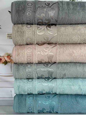 Bambuk Yaprak бамбукові рушники 70х140см., 6 шт/уп. CestepeТуреччина. 6168 фото