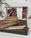 Line kahve Сатиново постільна білизна. Євро розмір. Туреччина Belizza 88368 фото 3
