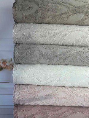 Perforce рушники 70х140см., 6 шт/уп. Пеньє. Sikel Туреччина 6106 фото