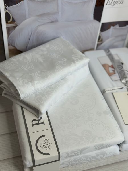 Elyen жаккардова постіль, євро розмір. Romeo home Туреччина. 60934 фото