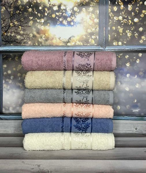 MaMe Listik New 50x90см., 6 шт/уп. махрові рушники. Бавовна. Туреччина 9999 фото