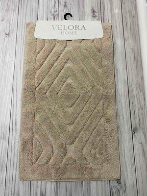 Velora rombik bej Килимки в ванну кімнату 2в1.Velora Туреччина 560 фото