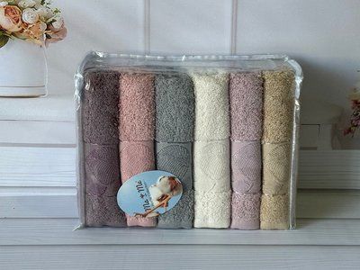 Mame listik 6в1 Махрові рушники 30х50см. Бавовна. Туреччина. 35601 фото