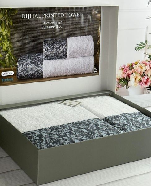 BLZ Goldcase 2в1 махрові рушники. Щільність 500 г/м2 Belizza Туреччина 3668 фото