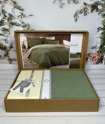 Vivid poplin жаккардова постіль, євро розмір. Romeo home Туреччина. 1012 фото