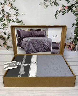 Ignis poplin жаккардова постіль, євро розмір. Romeo home Туреччина. 1013 фото