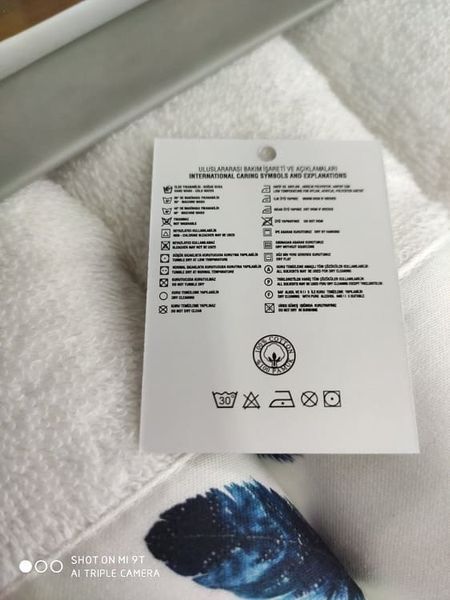 BLZ Feather 2в1 махрові рушники. Щільність 500 г/м2 Belizza Туреччина 3670 фото