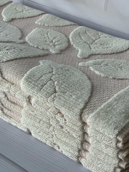 Erva krem рушники під ноги 50х70см. Махра. Mame Туреччина 5512 фото