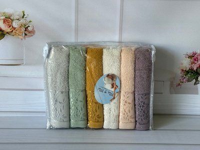 Mame ramaska 6в1 Махрові рушники 30х50см. Бавовна. Туреччина. 35221 фото