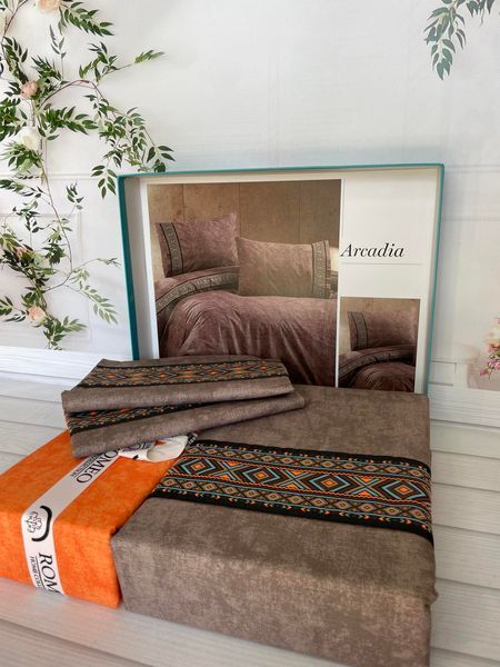 Arcadia постіль ранфорс. Євро розмір Romeo home Туреччина 0023 фото