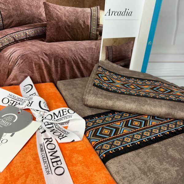 Arcadia постіль ранфорс. Євро розмір Romeo home Туреччина 0023 фото
