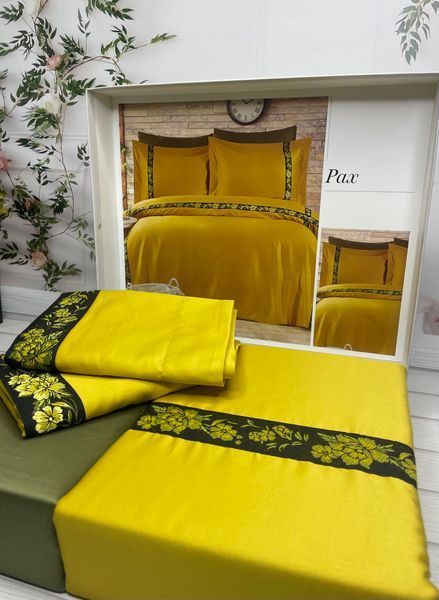 Pax сатинова постільна білизна. Євро розмір. Romeo home Туреччина. 205 фото