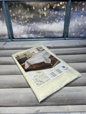 Elit pano krem 160х220 см. Скатертина Туреччина. 00213 фото