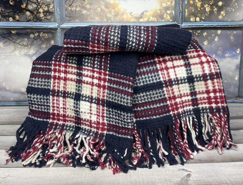 Lacivert плед вафелька 130х170 см. Merinos Туреччина. 39395 фото