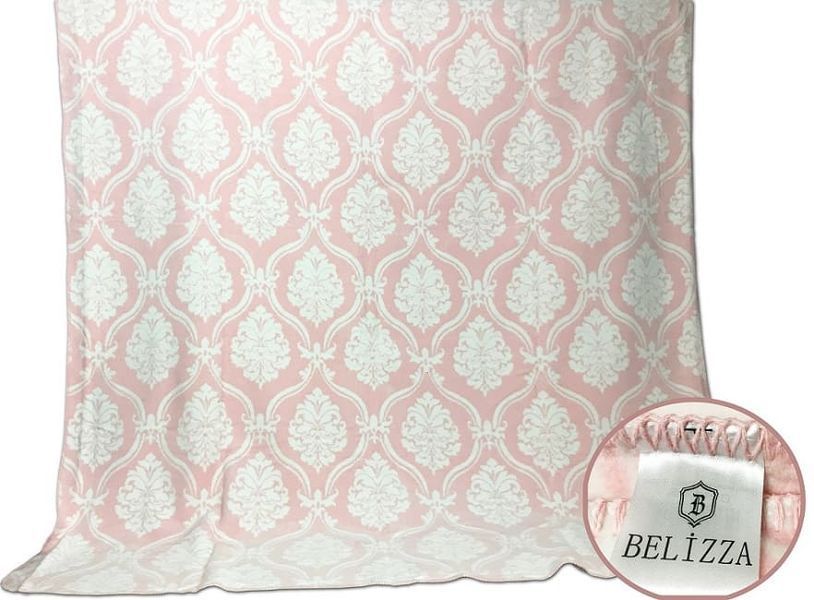 Damask pembe 200х220см. Плед. Туреччина Belizza 1234 фото