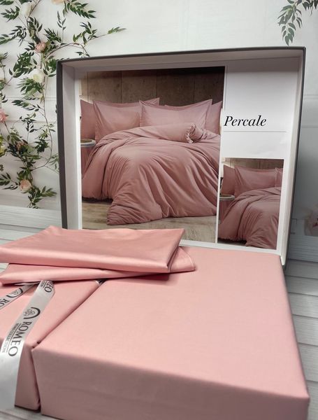 Percale koral  постільна білизна. Євро розмір. Romeo home Туреччина. 6304 фото