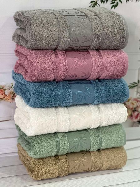 Bamboo бамбукові рушники 50х90см., 6шт/уп. Sweet dream Туреччина 5763 фото