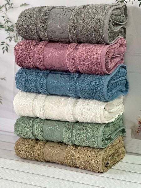 Bamboo бамбукові рушники 50х90см., 6шт/уп. Sweet dream Туреччина 5763 фото